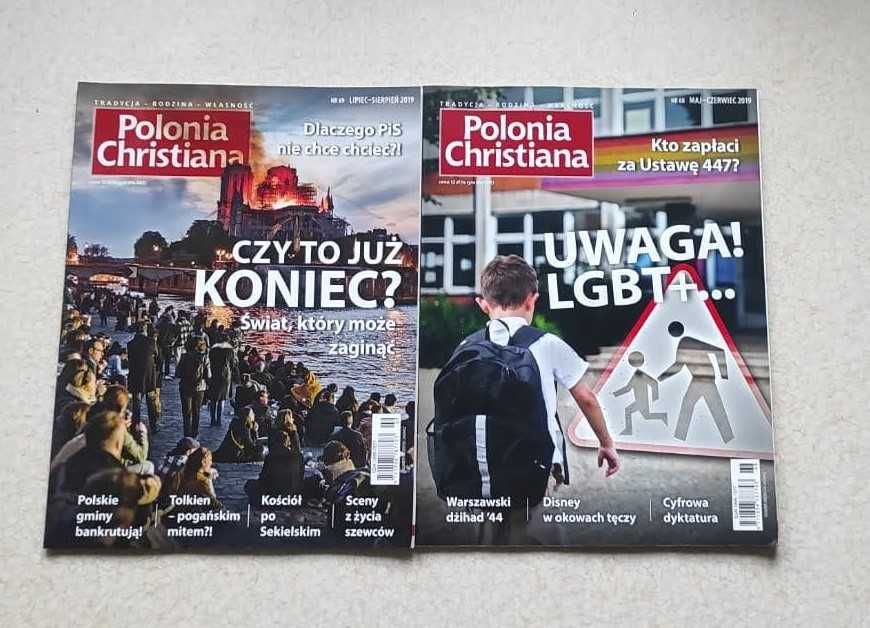 Archiwalne numery czasopisma Polonia Christiana 2019 - 2021 12 sztuk