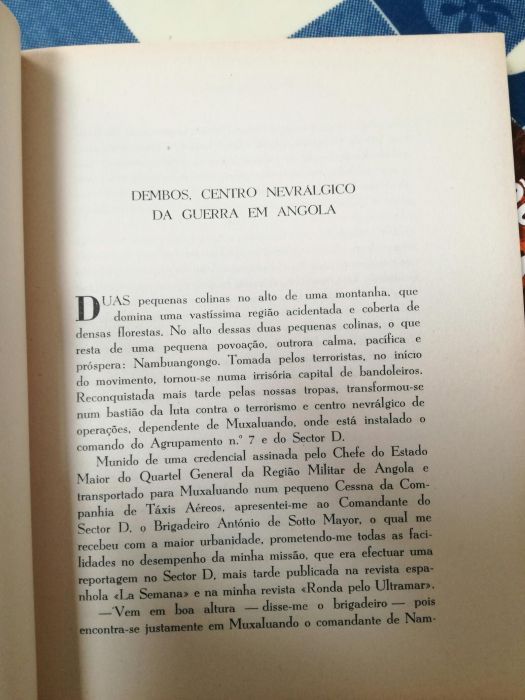 Missões de guerra e de paz no norte de Angola