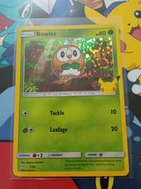 Rowlet 7/25 Holo plus gratis.