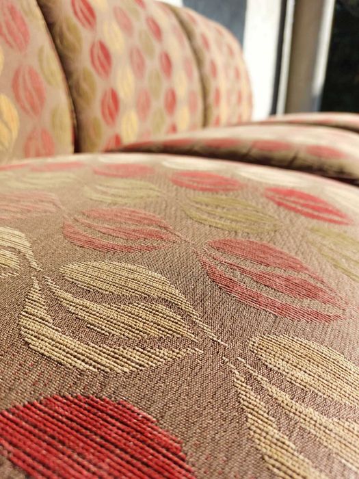 Fotele Piękne Vintage Kawowe Unikalny wzór komplet