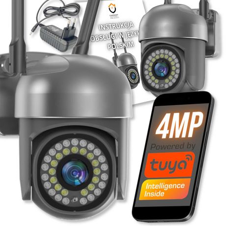 Kamera WiFi Zewnętrzna Tuya 4MPX Inteligentny Dom Smarthome