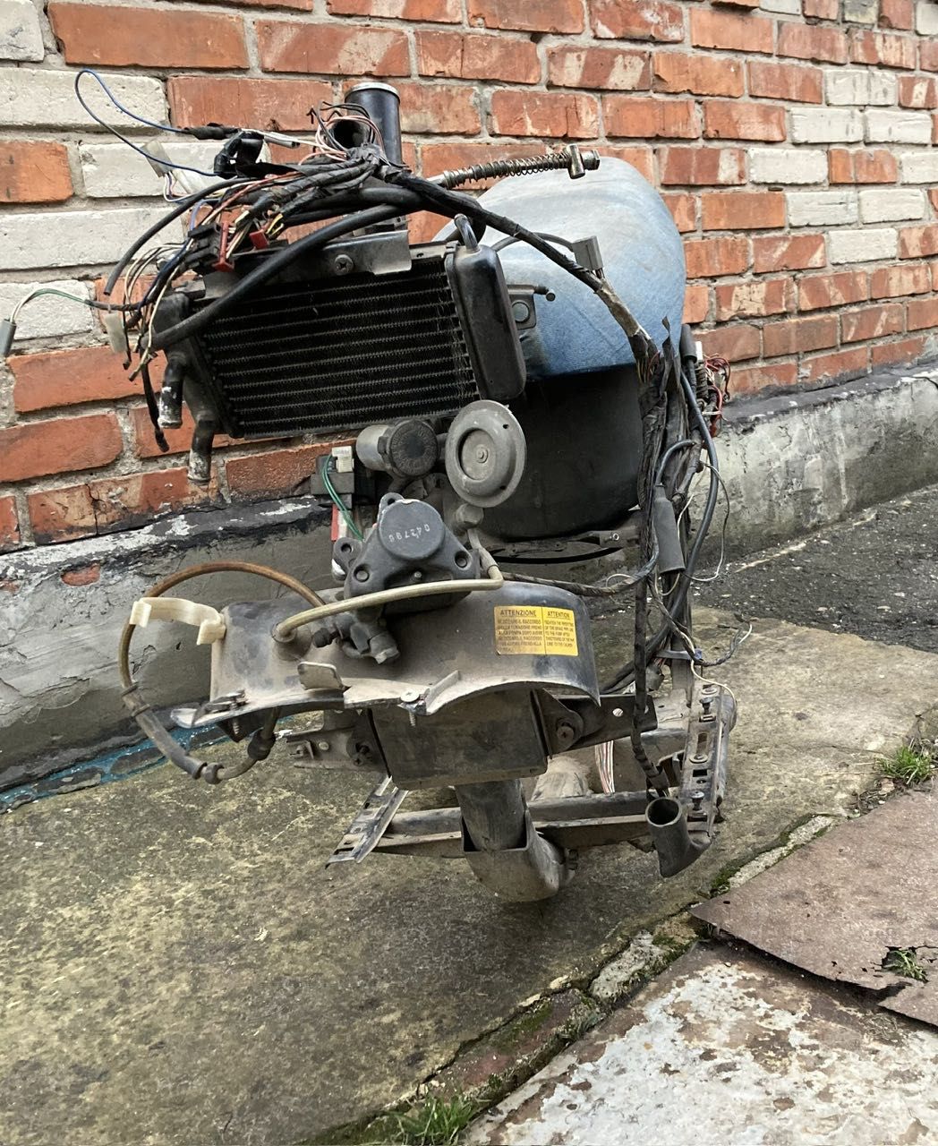 Рама Piaggio NRG MC2