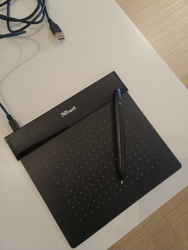 Mesa digitalizadora trust - Design Graphic Tablet  Preto