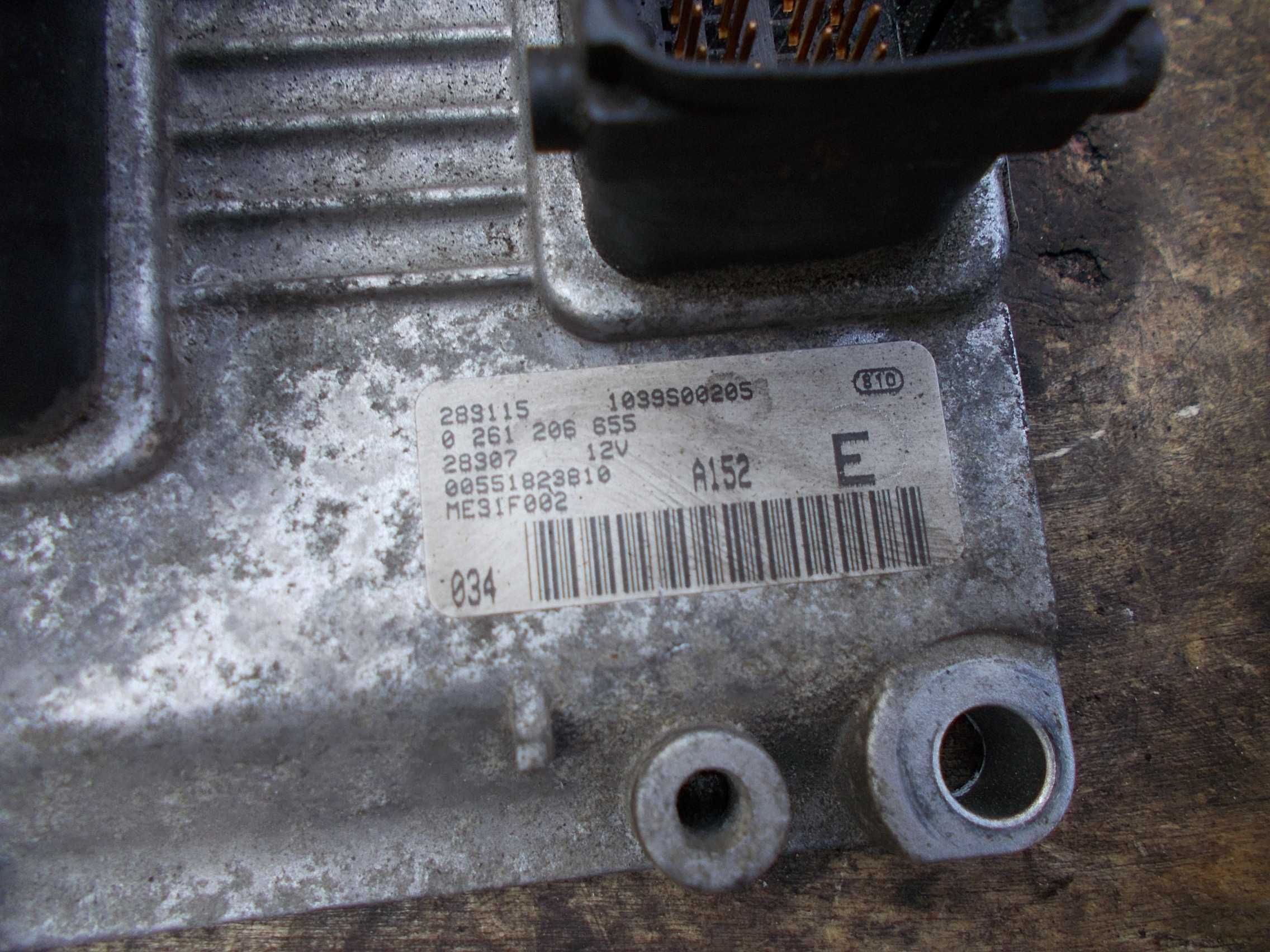 fiat STILO 2.4 20v 02r komputer silnika klucz immo bsi ME31F002