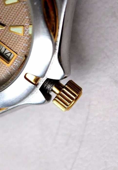 Часы Orient  коричневый гильошированный циферблат