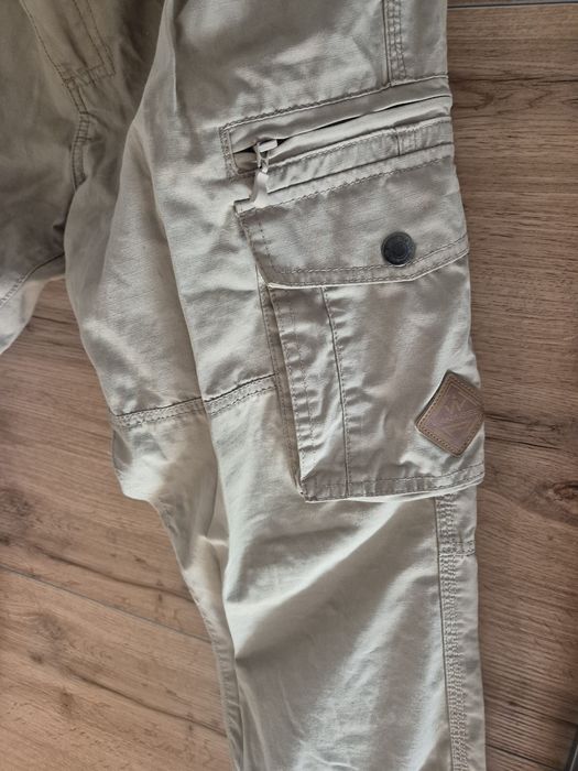 Spodnie Wanabee bojówki beżowe pustynne XXL męskie uniseks