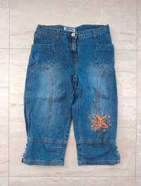 Nowe spodnie jeansowe 3/4 152