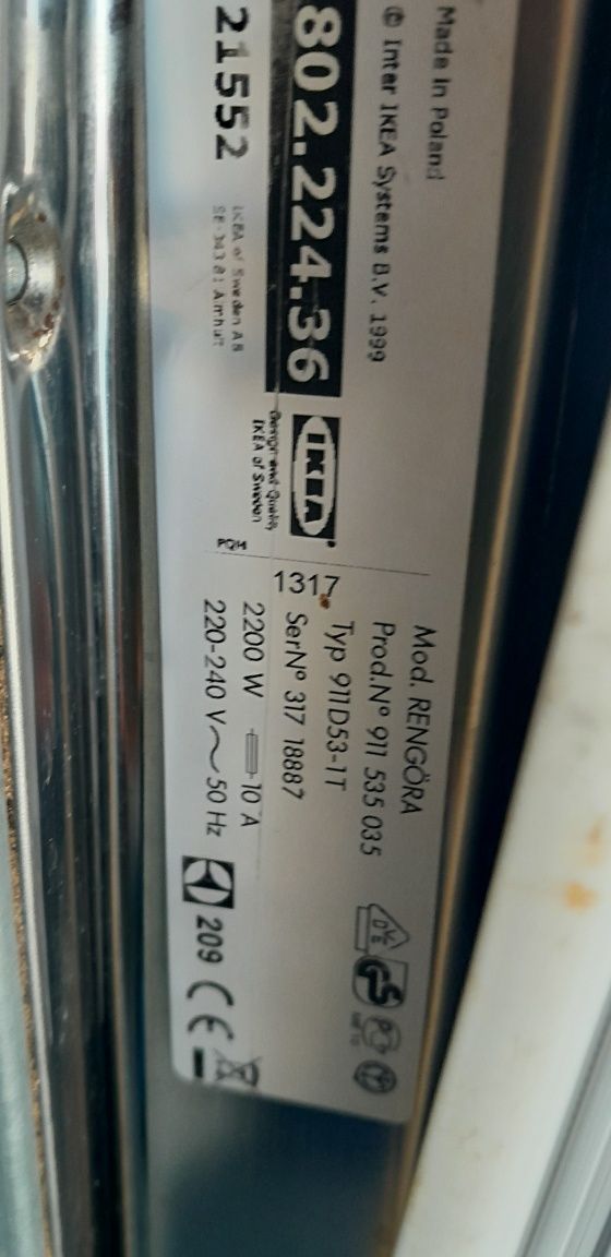 Zmywarka Rengora IKEA (Whirpool) 60m cm do zabudowy