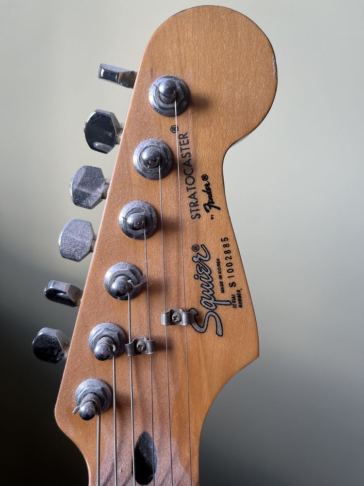 Gitara Squire Stratocaster Fender Korea + Stojak + Futerał
