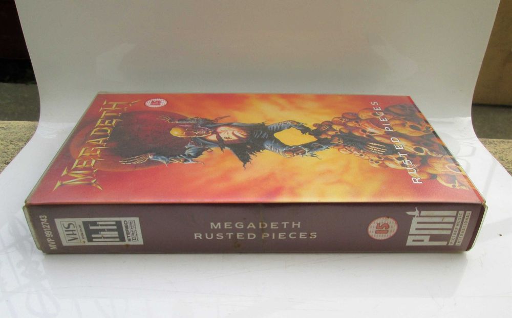 VHS Megadeth, Rusted Pieces compilação 1991