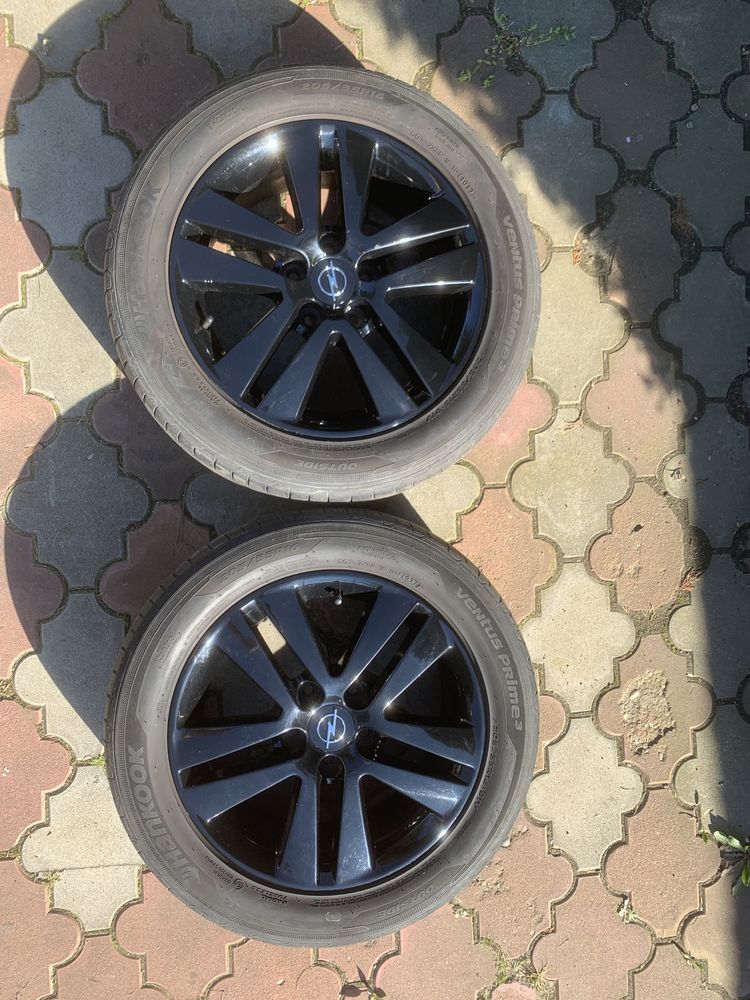 Koła opony letnie 16” opel astra h 5x110 felgi aluminiowe czarne