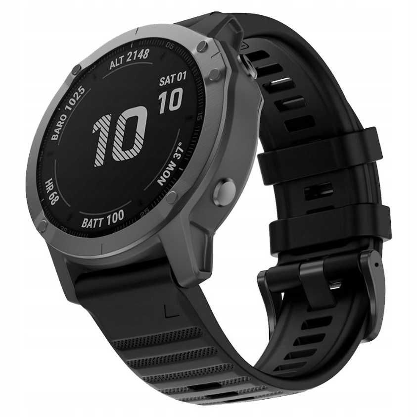 Pasek QUICKFIT EASYFIT Garmin Fenix 3 5X 6X 6X 7X PRO 26mm |czarny