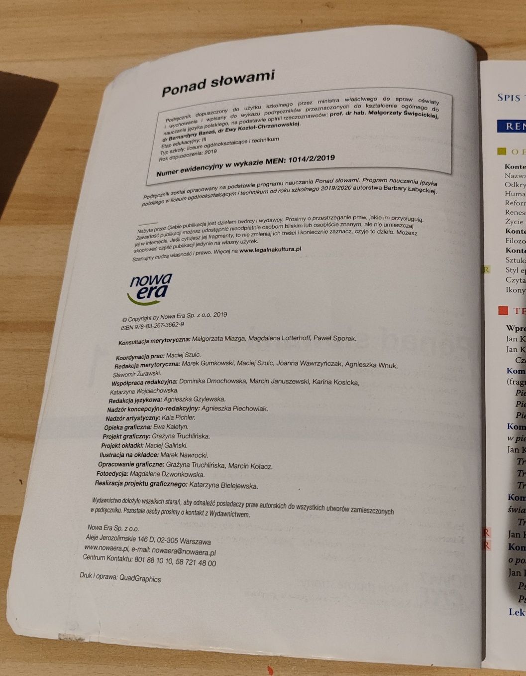 Podręcznik język polski klasa 1 część 2