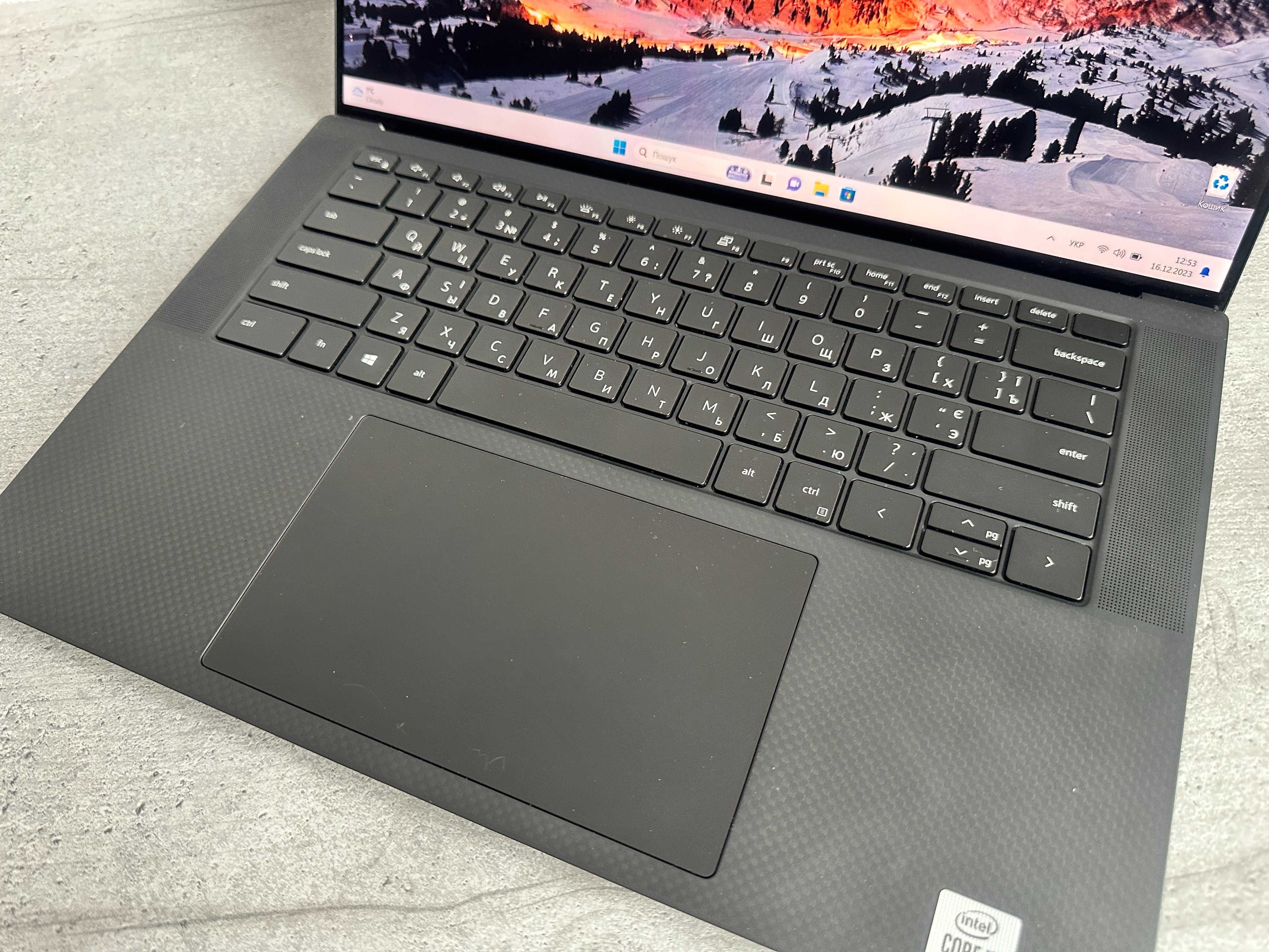 Ноутбук Dell XPS 9500: 15.6 4K, i7-10750H, GTX 1650Ti, 32 RAM/1 TB SSD