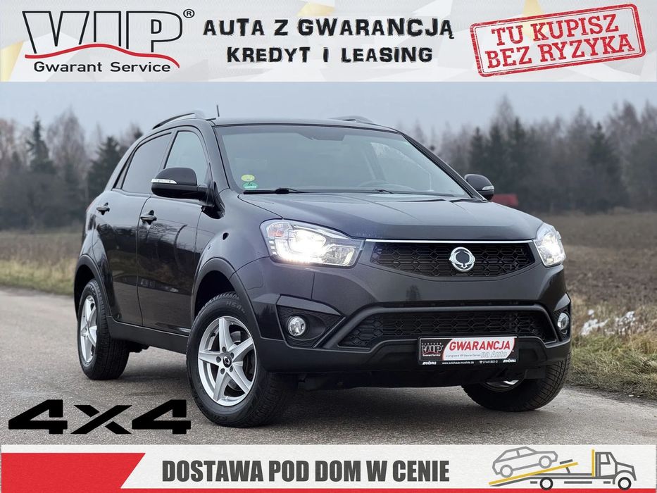 SsangYong/KGM Korando 4X4 NAVI 145 tys.km / PISEMNA GWARANCJA w cenie / Transport / KREDYT