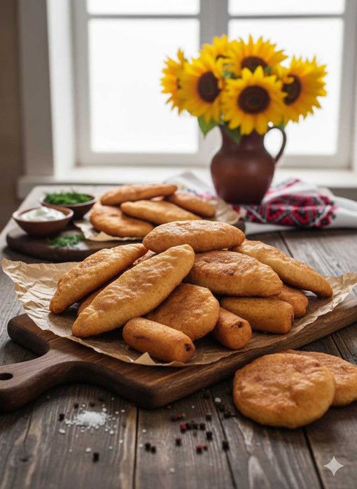 Пиріжки смажені по домашному