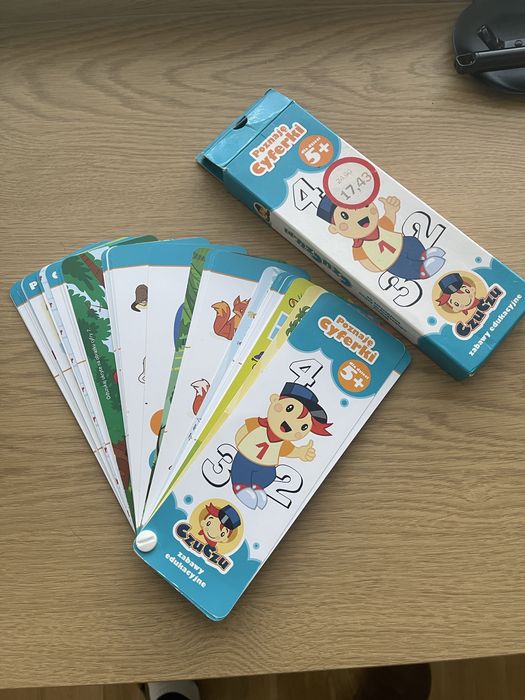 Poznaje cyferki czuczu zabawy edukacyjne 5+