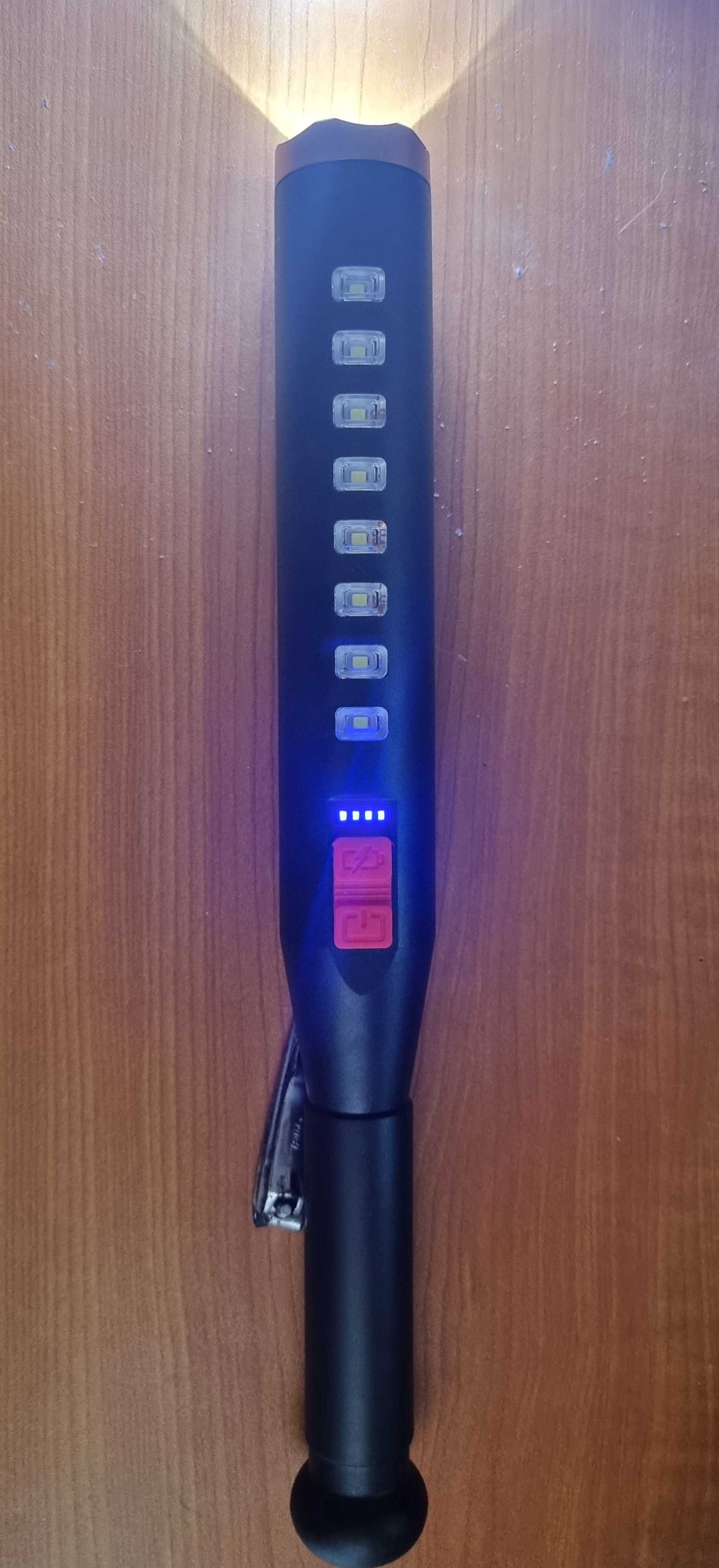 Lanterna tipo bastão led com bateria