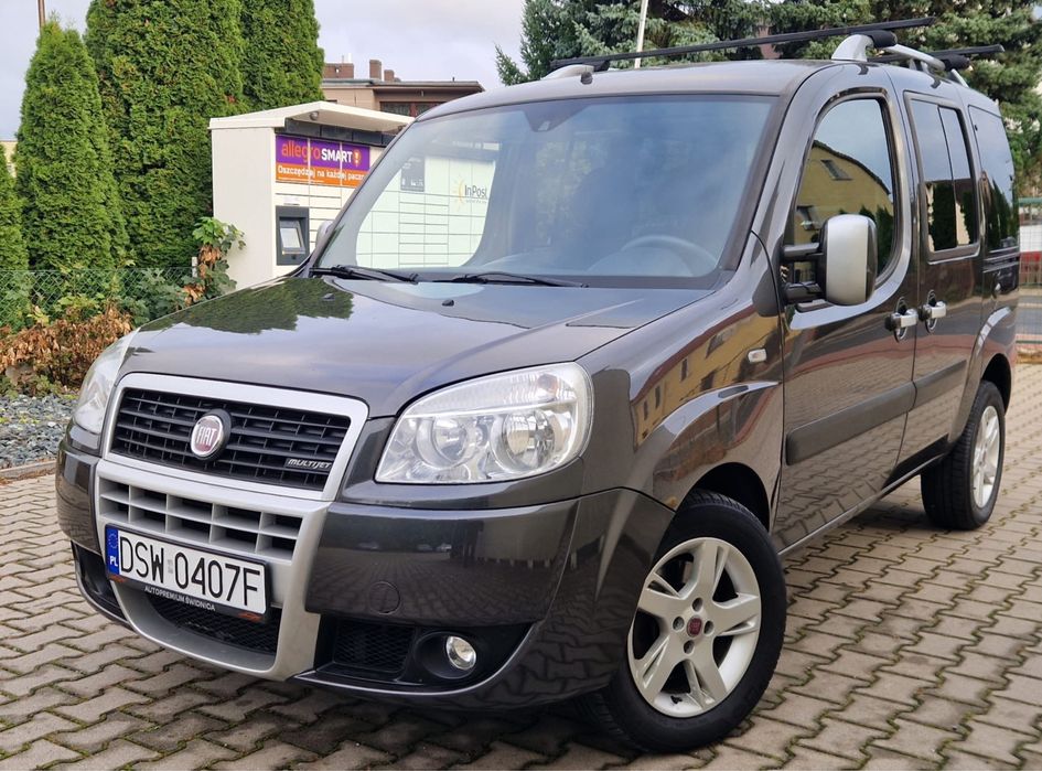 FIAT DOBLO MALIBU 1.9 JTD 120KM * KLIMA * Alufelgi * Zadbany *