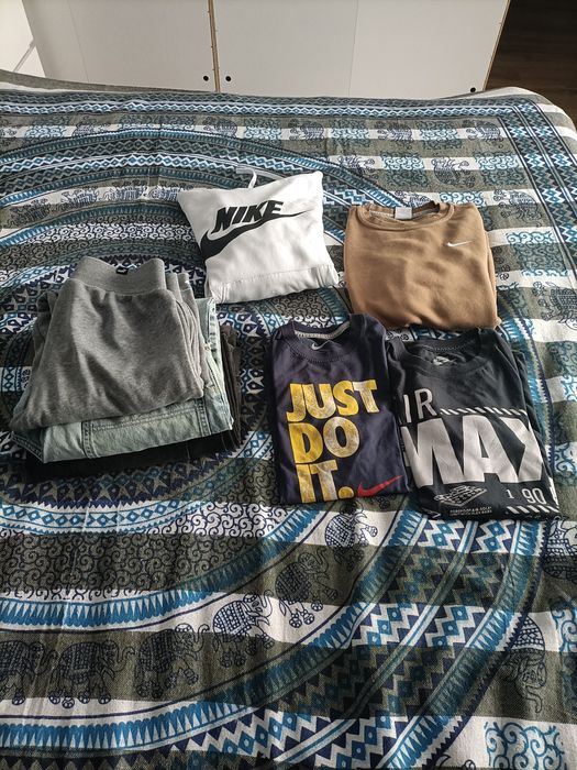 Zestaw markowych ubrań męskich młodzieżowych XS Nike Puma Bershka