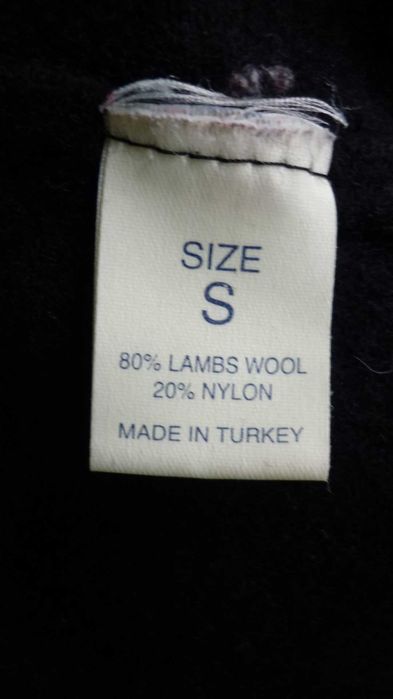 Debenhams- wełniany damski sweter dłuższy r; S