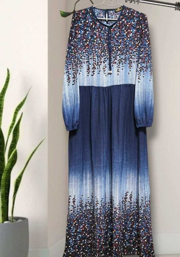 Шикарное длинное платье в пол с рукавом Ecesun, р. L/XL