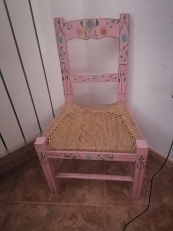 Cadeira pintada mão alentejana