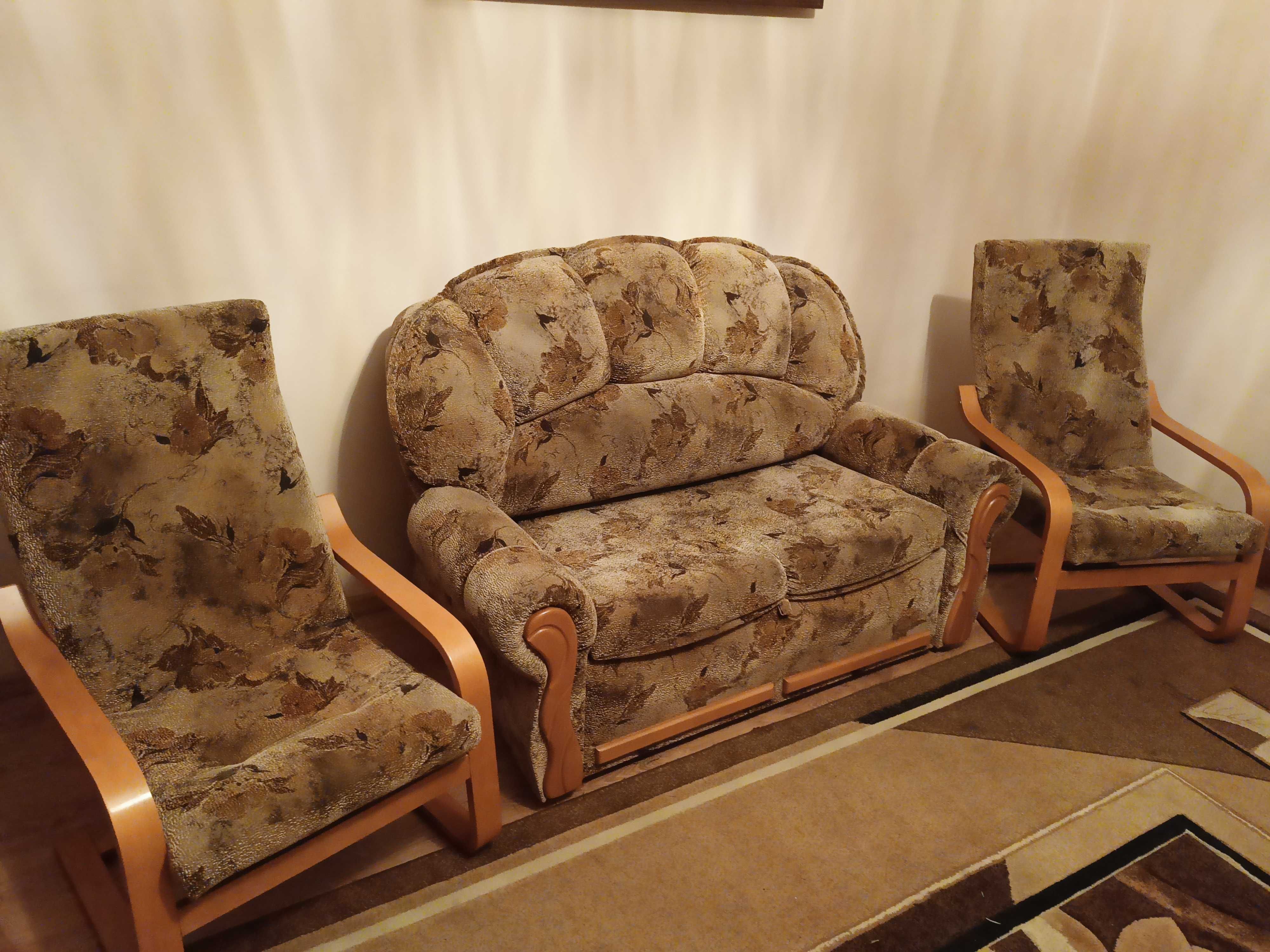 Sofa + dwa fotele