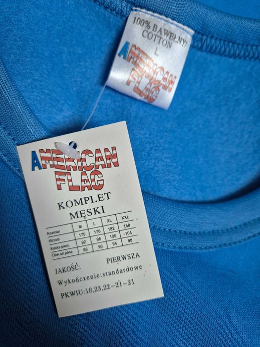 Zestaw Kalesony męskie ocieplane + bluzka ocieplana bawełniane L