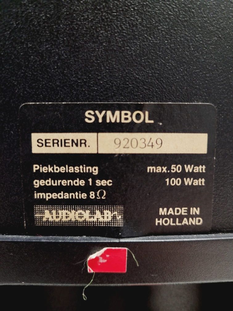 Kolumny Audiolab Symbol 50/100W 8ohm Holland Vifa c17wg