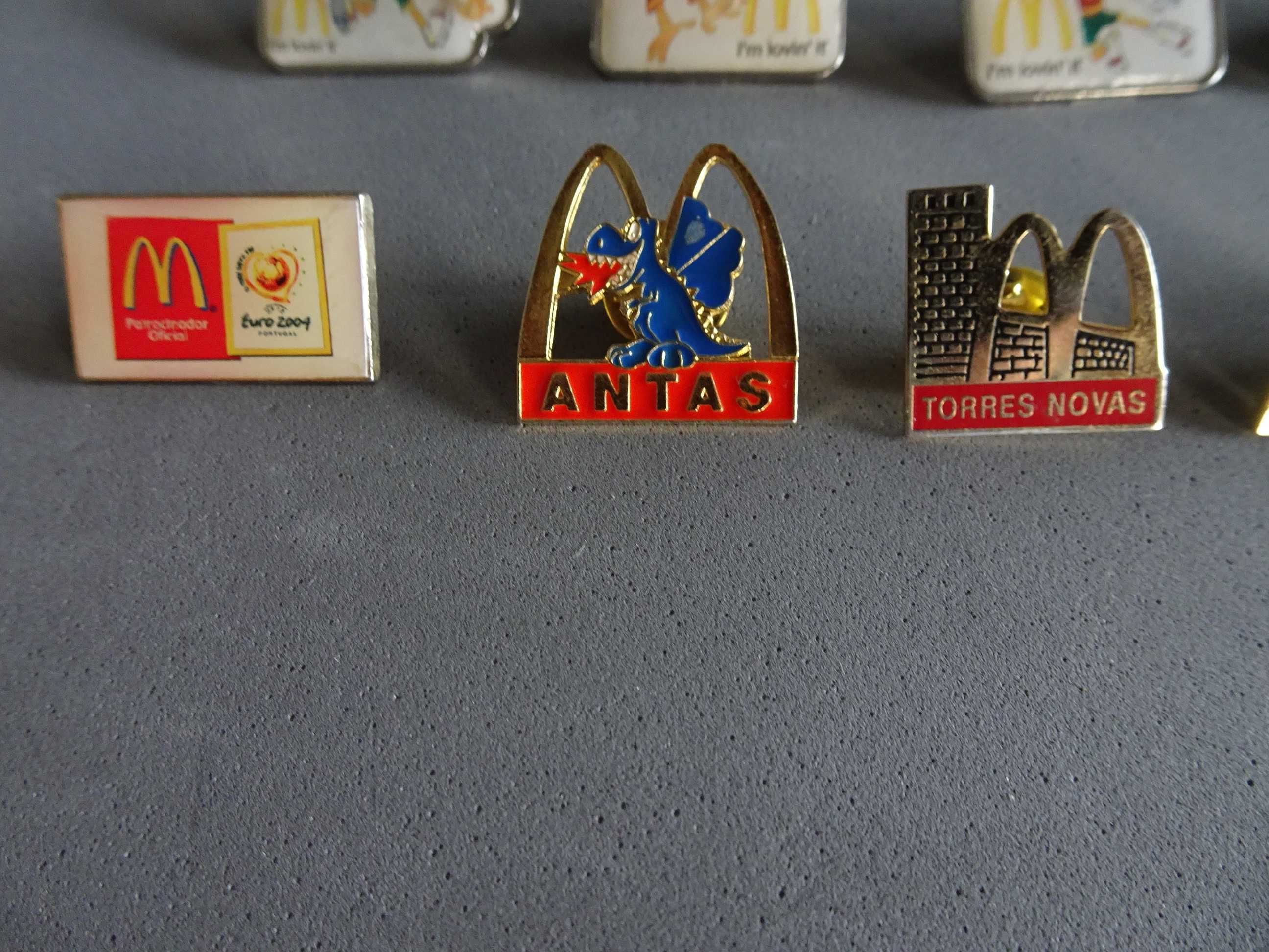 Pins diversos Mc Donald's