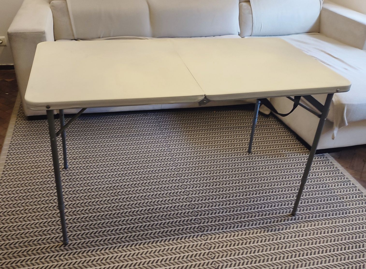 MESA de CAMPING DOBRÁVEL com altura regulável!