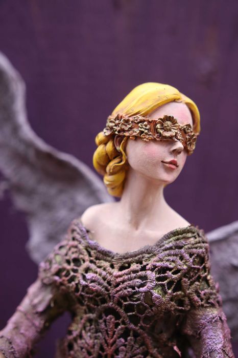 anioł pawertex, dekoracja, rękodzieło, handmade, przezent na święta