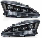 Reflektor Lampa kpl Led Black Lexus IS 200 220 250 350 ISF II 2 2006-2013