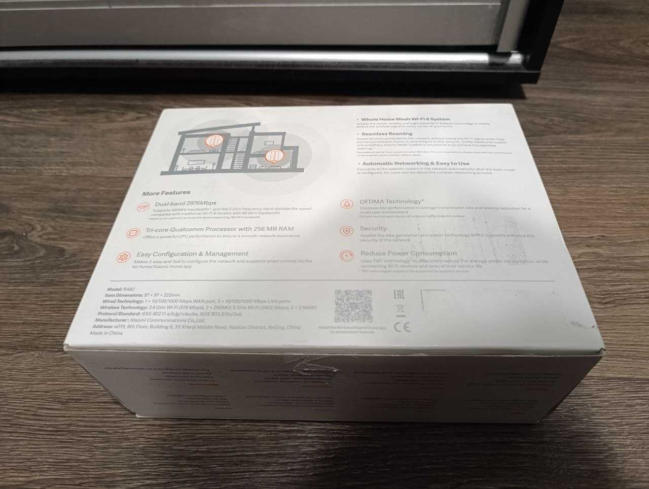 Маршрутизатор Xiaomi Mesh System AX3000 2 pack (Новый)