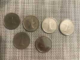 Продам монеты ОАЭ: 1 дирхам, 50 филсов, 25 филсов