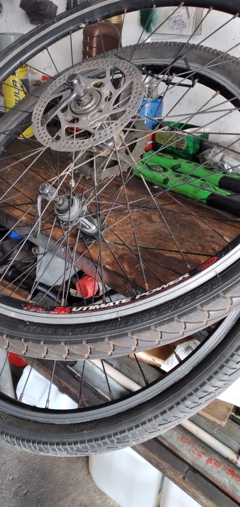 Rodas 27x completas 40,€ e Outras peças Bike em Gondoma
