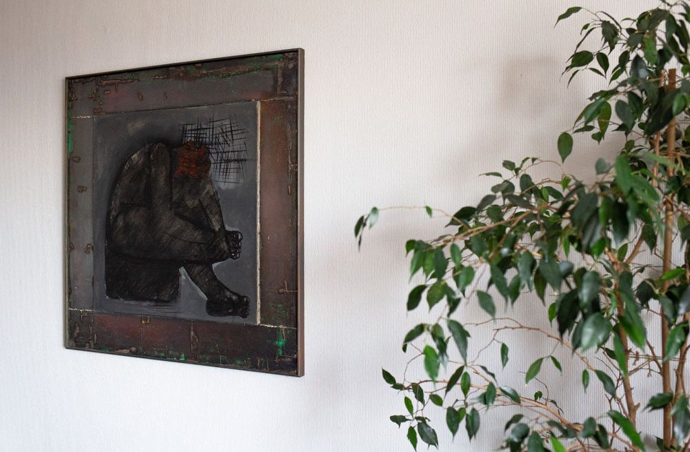 Картина невідомого художника, експресивний фігуративізм, 1970-1980