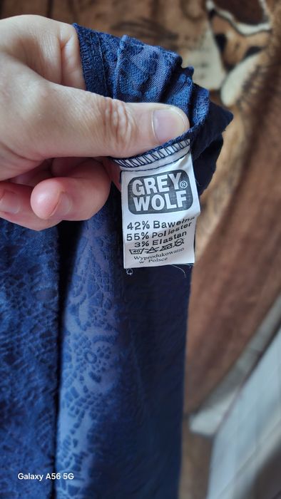 Granatowa sukienka XL