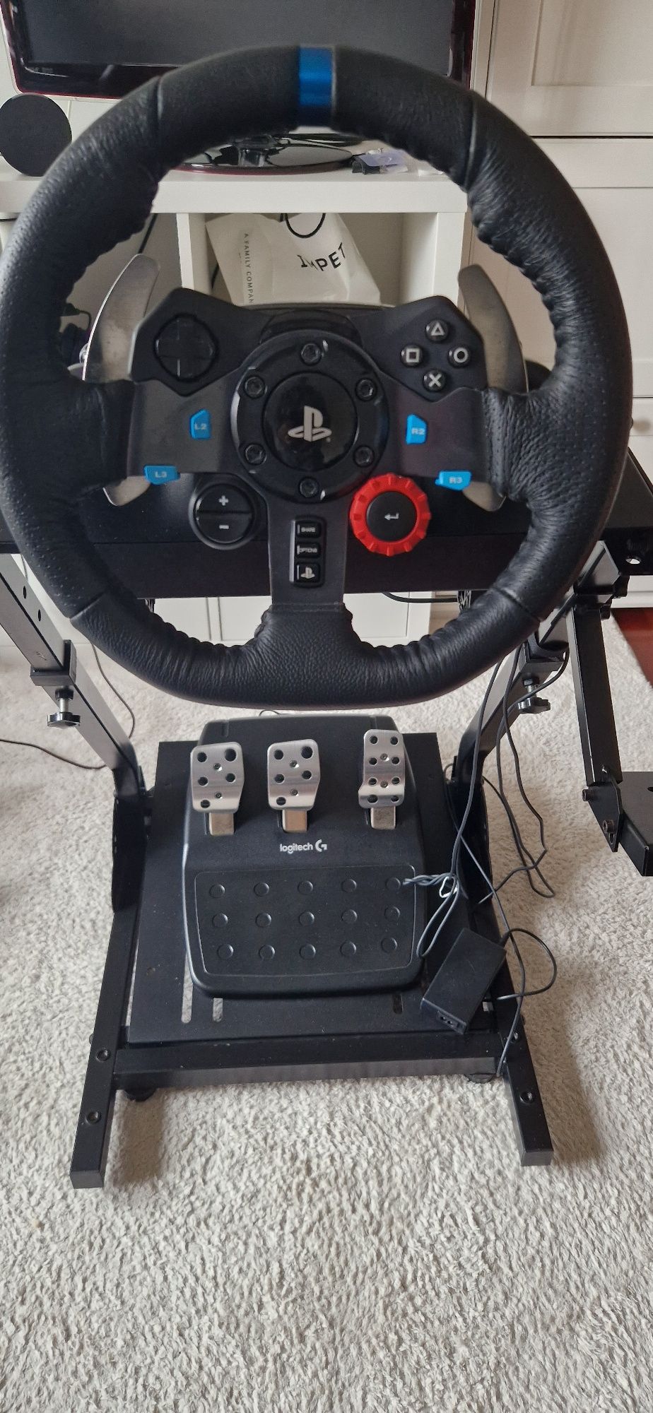 Logitech g29 + suporte / como novo