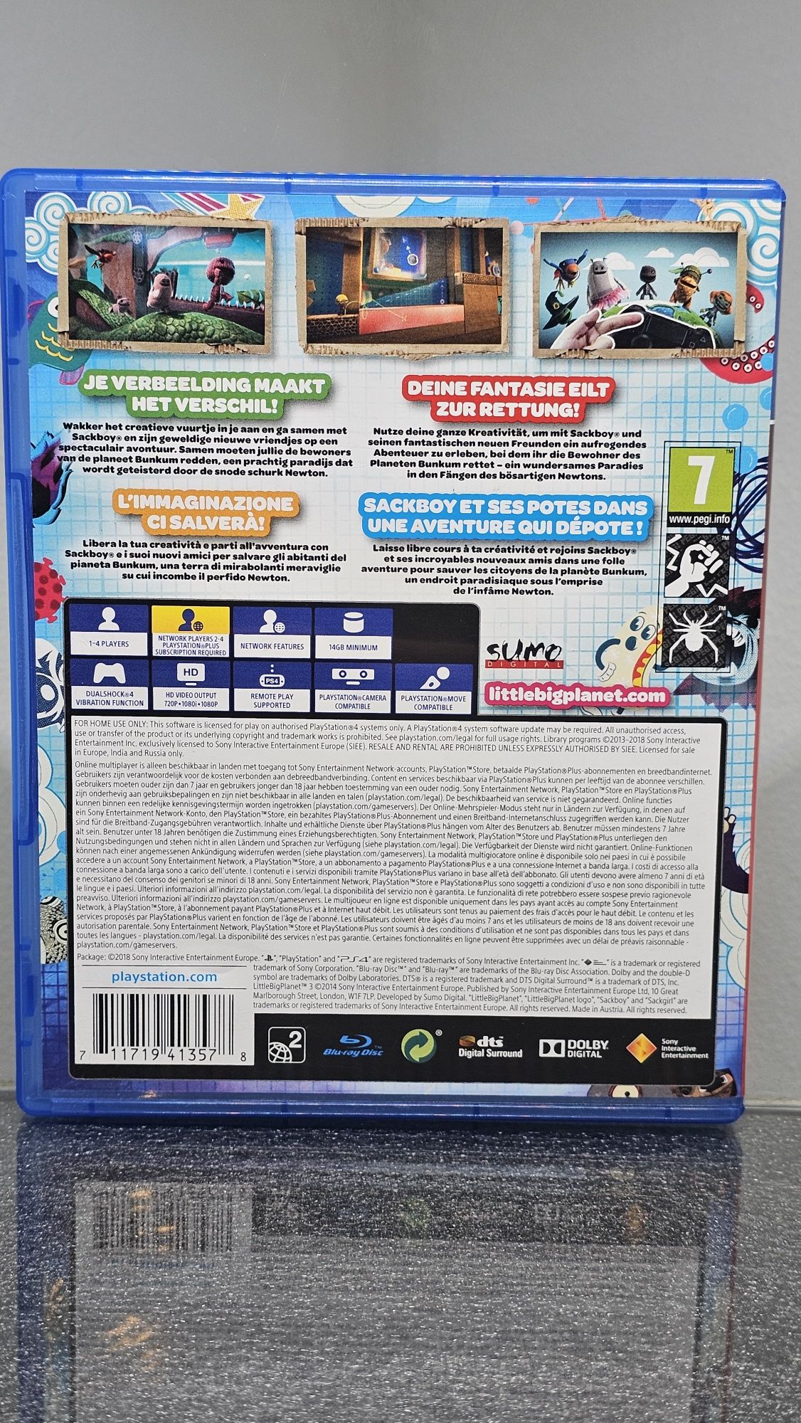 Little Big Planet 3 PS4 Playstation 4 LittleBigPlanet III