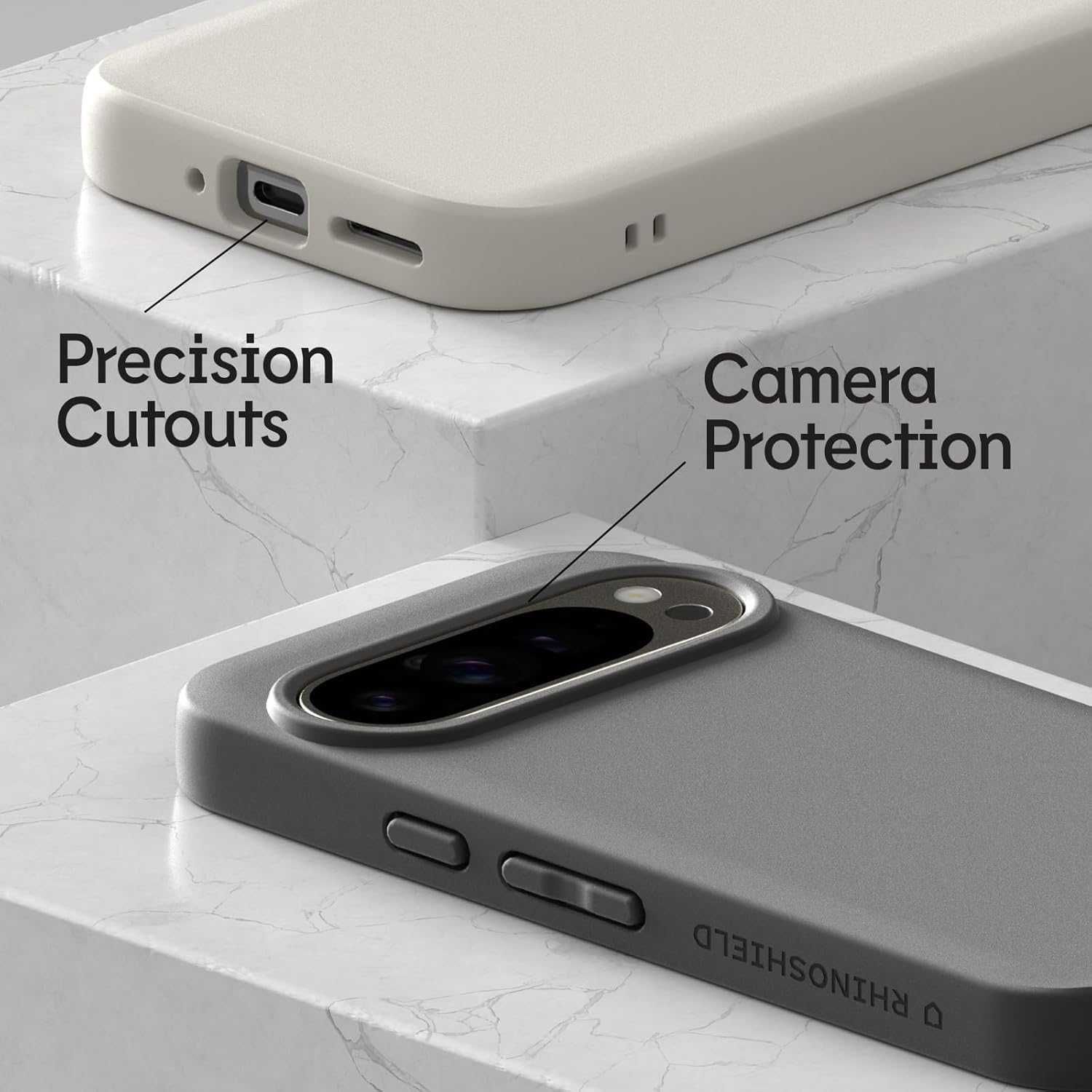 RHINOSHIELD SolidSuit etui do Google Pixel 9 Pro XL pancerne beżowe