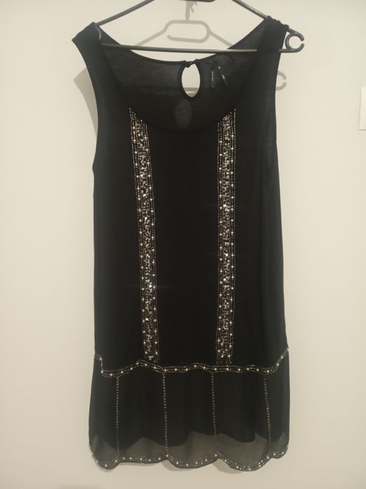 tunika czarna sylwestra cekiny next rozm. 38