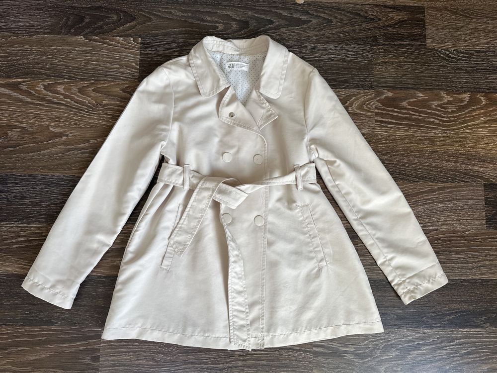 Плащ h&m на девочку 128 -134