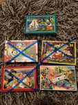 Retro vintage kolekcjonerskie puzzle lata 90 Trefl Aladdin Puchatek