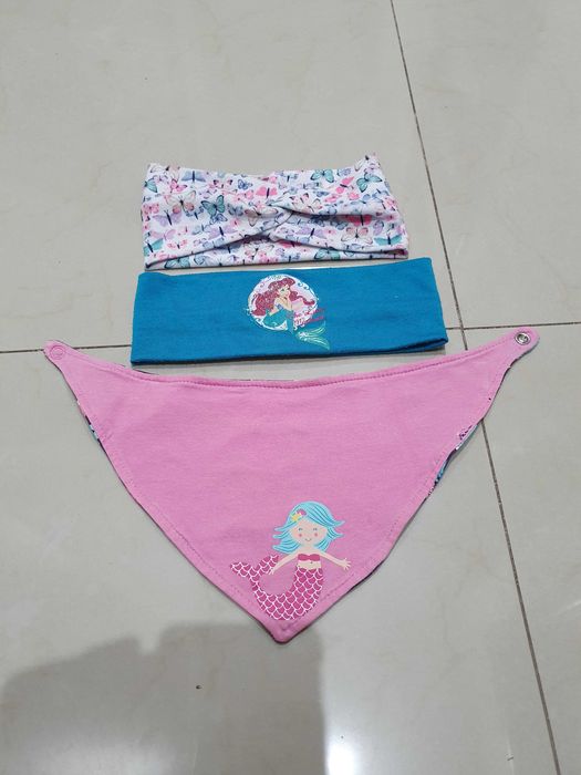 Topomini apaszka i opaski dla dziewczynki rozmiar 1-2  latka