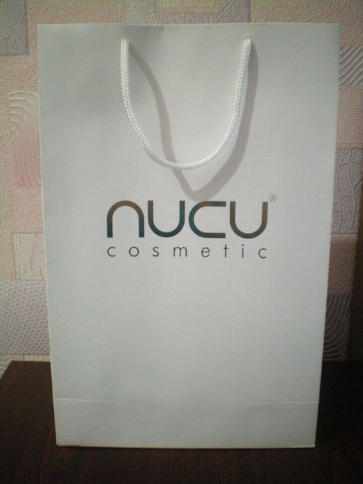 Пакет подарочный голографический блестящий для косметики бутылки кулёк