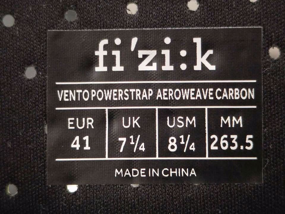 Sapatos de estrada Fizik Vento Powerstrap Aeroweave Carbon Movistar