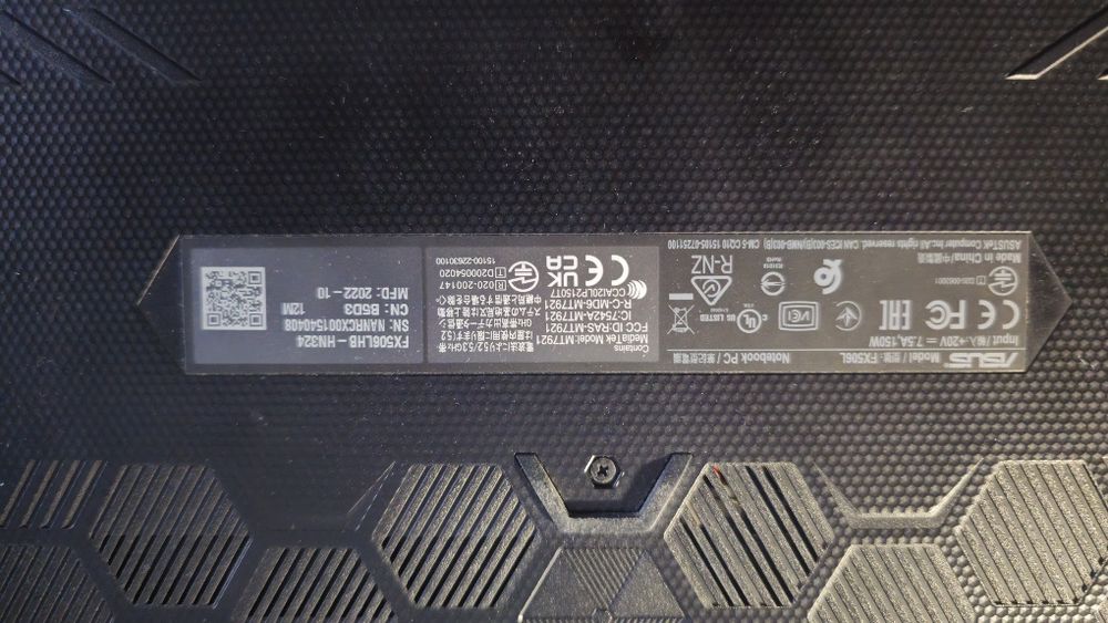 Ноутбук Asus TUF Gaming F15