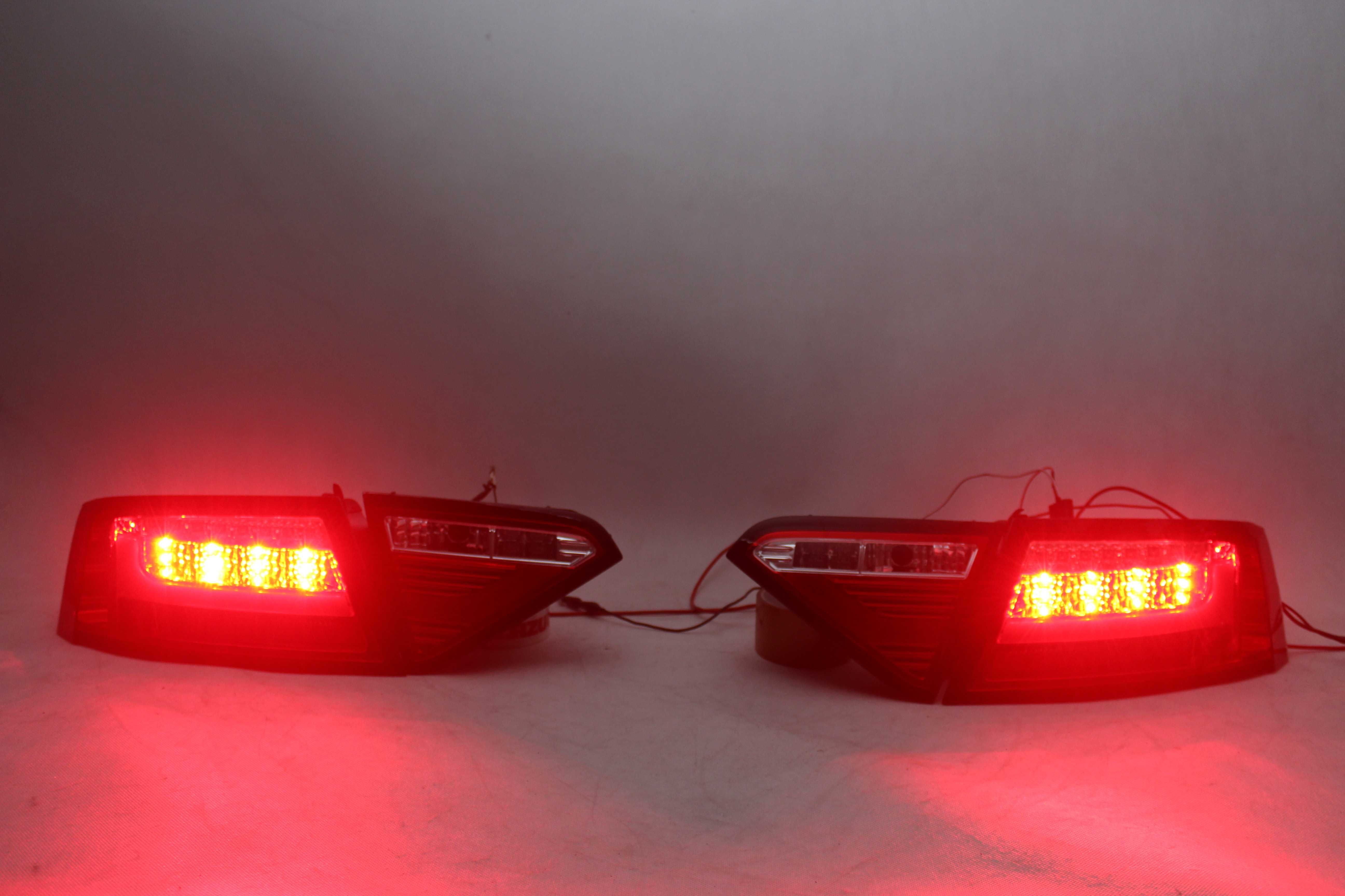 Lampy światła tył tylne AUDI A5 07-11 7-pin LED BAR NEON CZERWONE NOWE